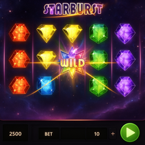 Fezbet - Starburst Slot Game - NetEnt